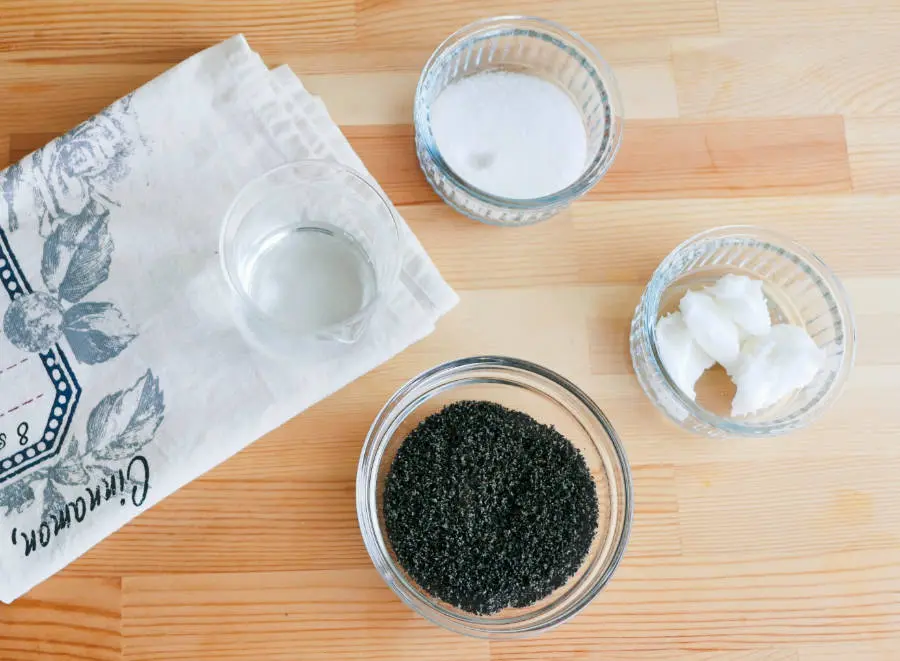 Ingredients for Molten Sesame Tangyuan