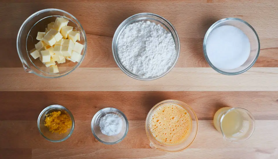 French Lemon Cake Ingredients