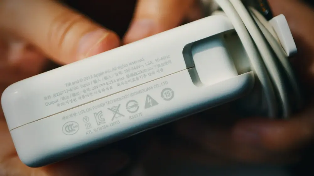 Most laptops, like the MacBook Pro, handle 100–240V without any issues.