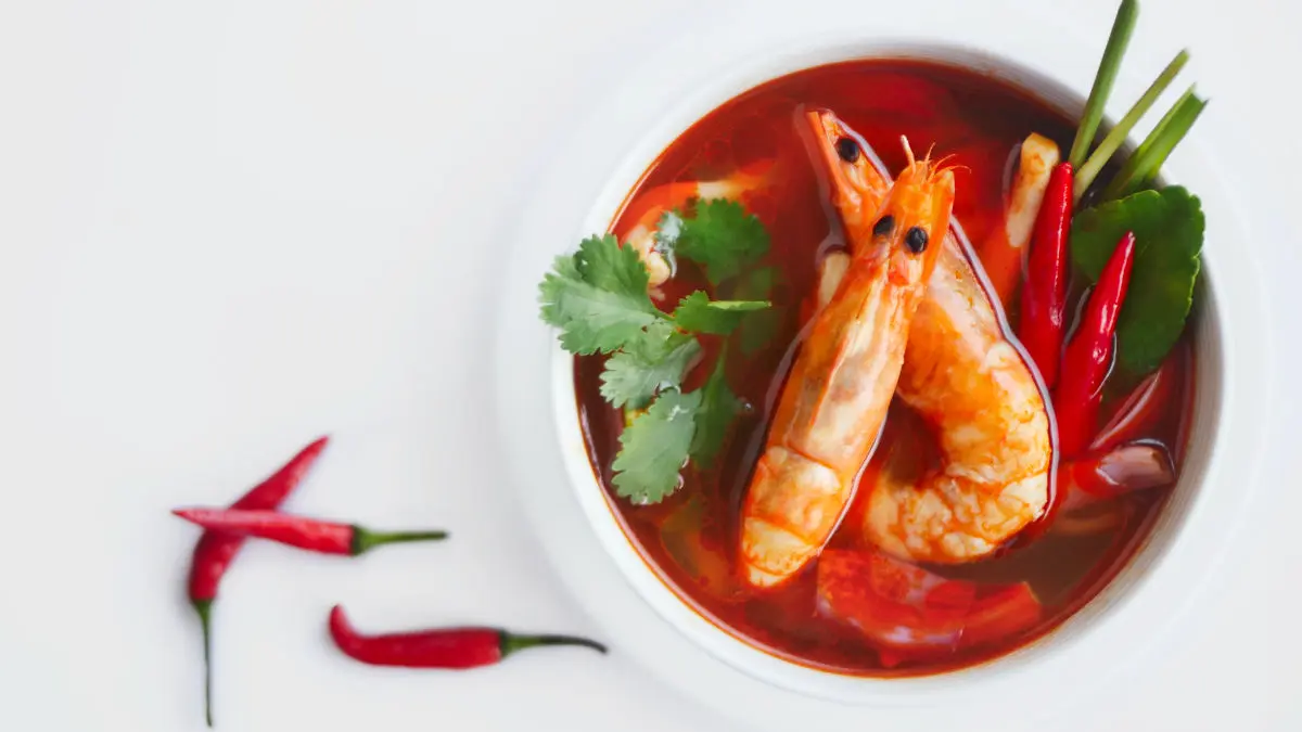 Classic Thai Tom Yum Goong Soup
