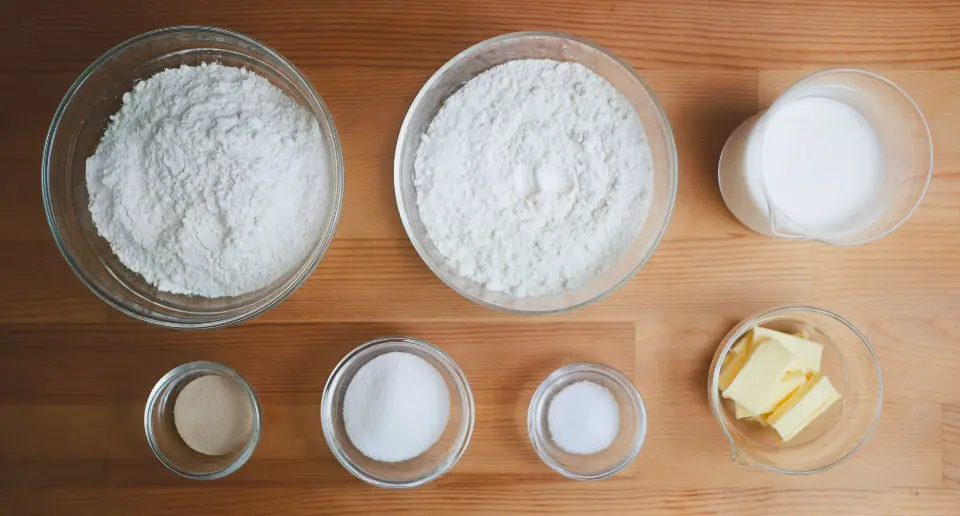 Ingredients for Vienna Bread